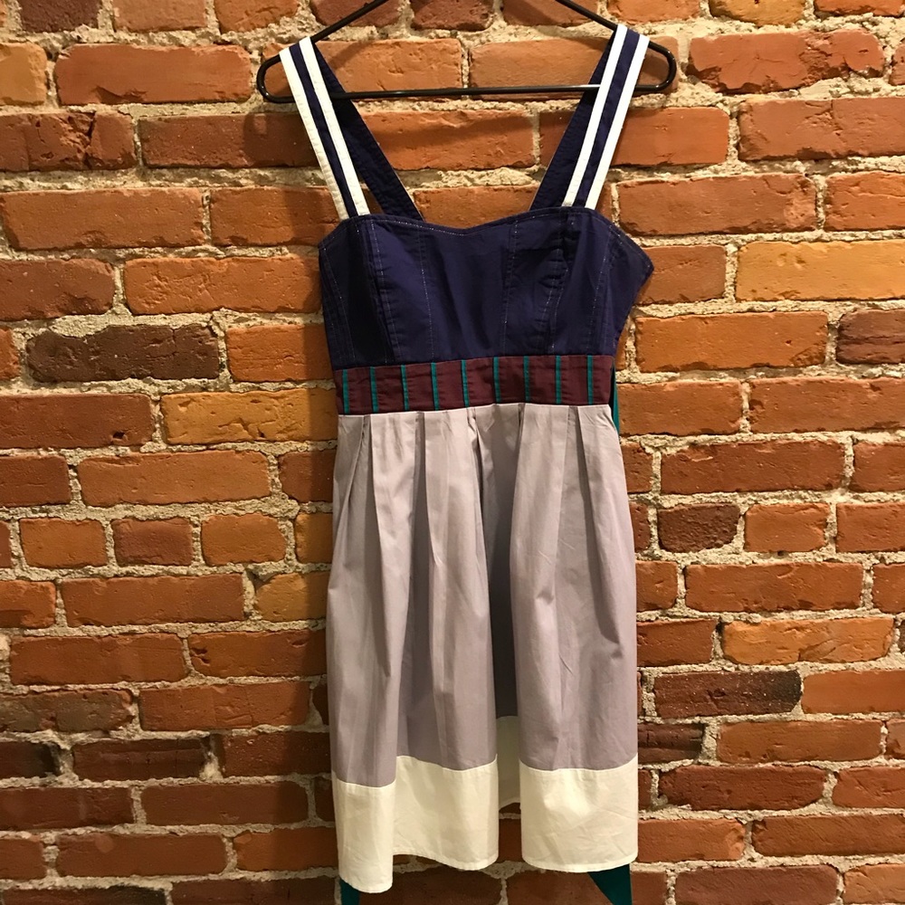 Navy/periwinkle UrbanOutfitters dress—Size M (EUC)